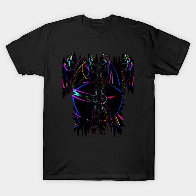 Mean Fractal T-Shirt by Gingezel